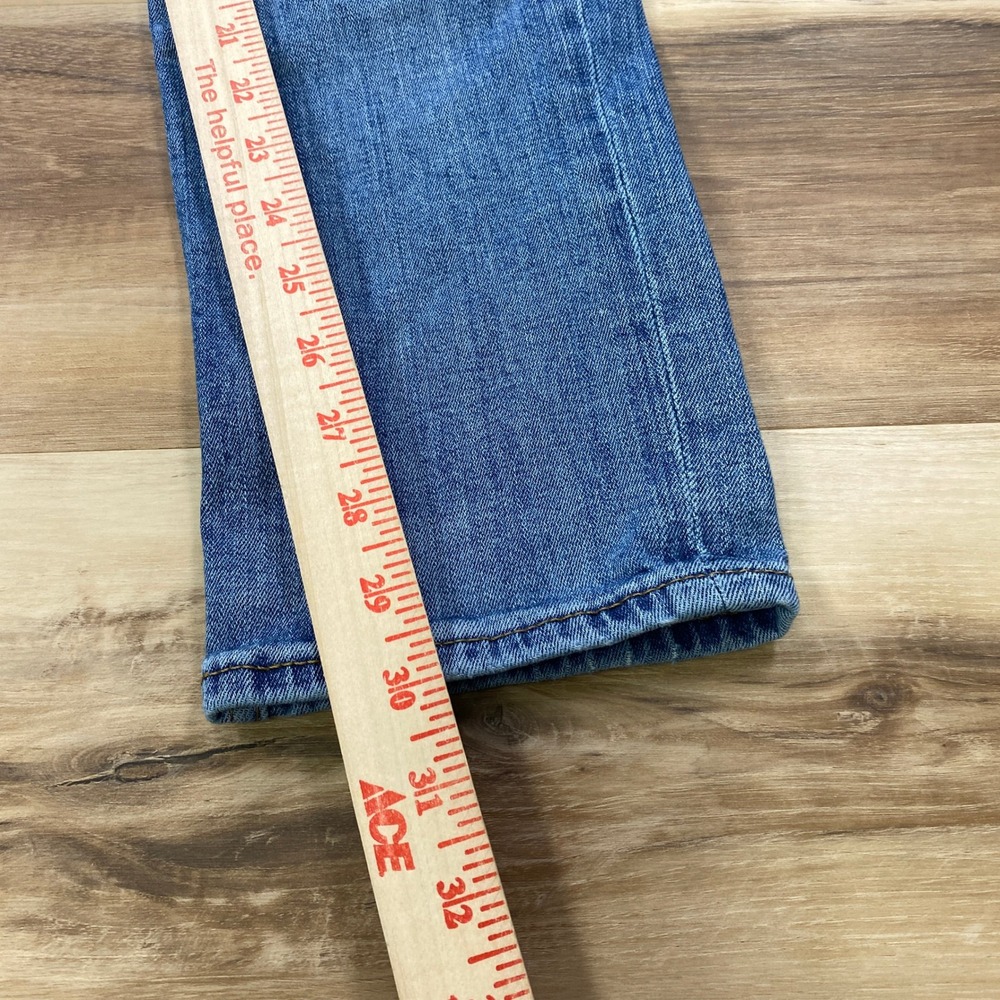 Banana Republic Jeans Mens 30x31 Slim Stretch Cotton Denim Blue Classic Casual - Picture 6 of 9